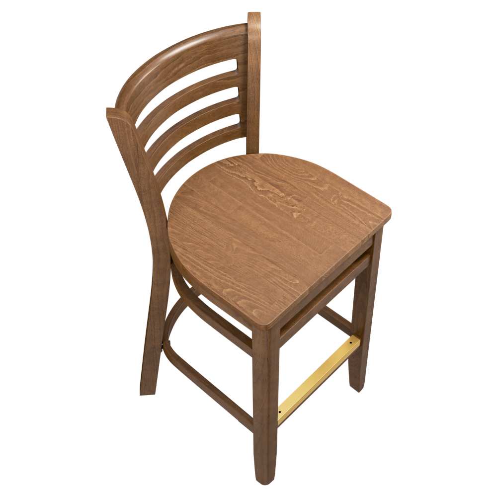 Bar stool selection, Ladder-back wood (FRU-US-200-BS)