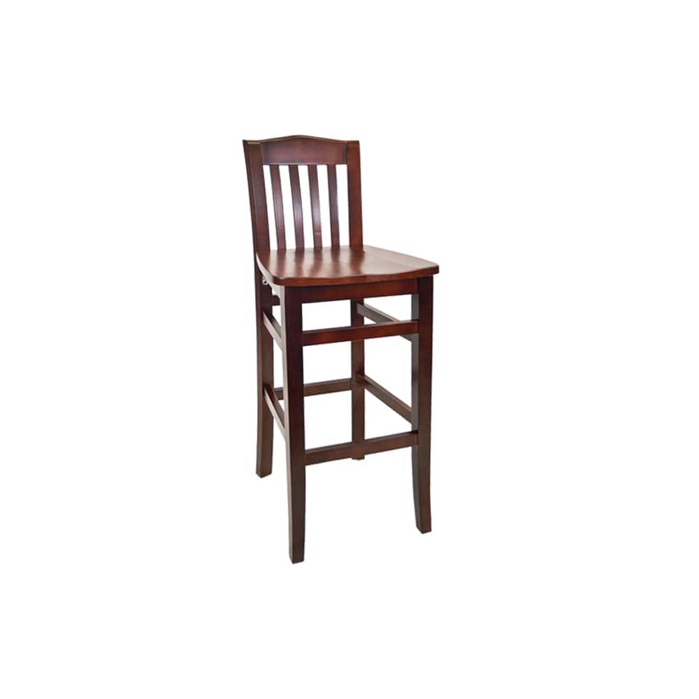 Bar stool selection, Beechwood vertical slat wood
