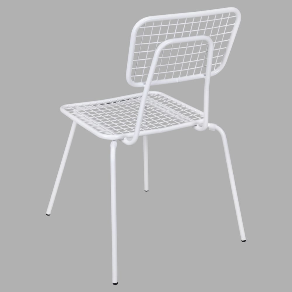 Dining chair selection, White Ollie outdoor
