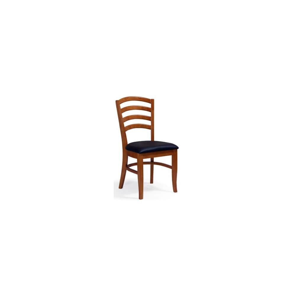 Arched Ladder-Back Wood Chair