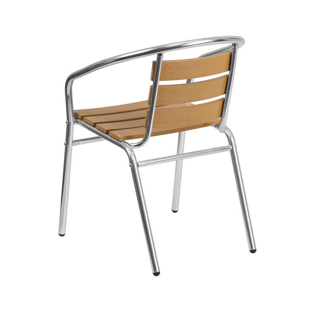 Armchair selection, Aluminum and faux teak patio