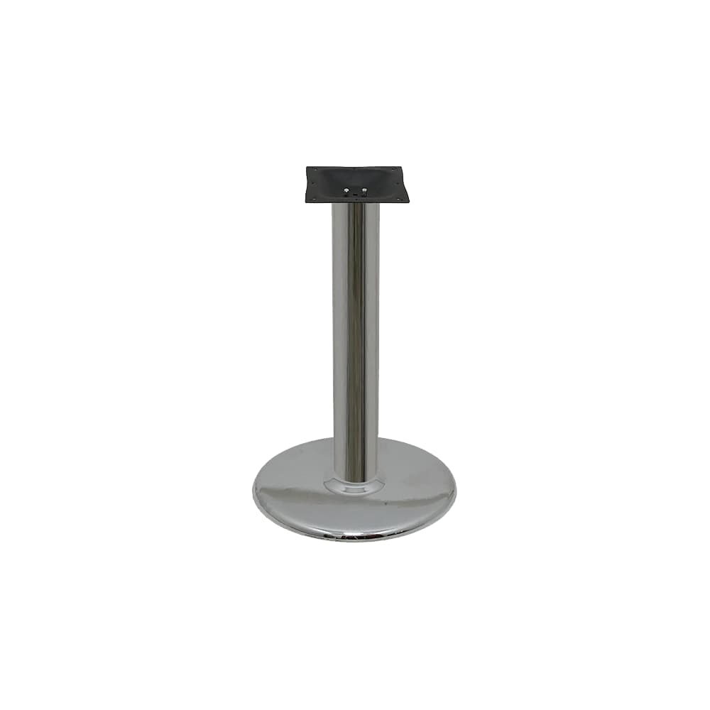Chrome Round Table Base, Standard Height