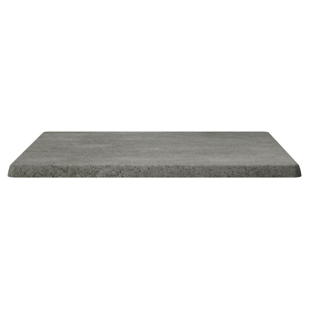 Resin Table Top in Concrete Gray Finish