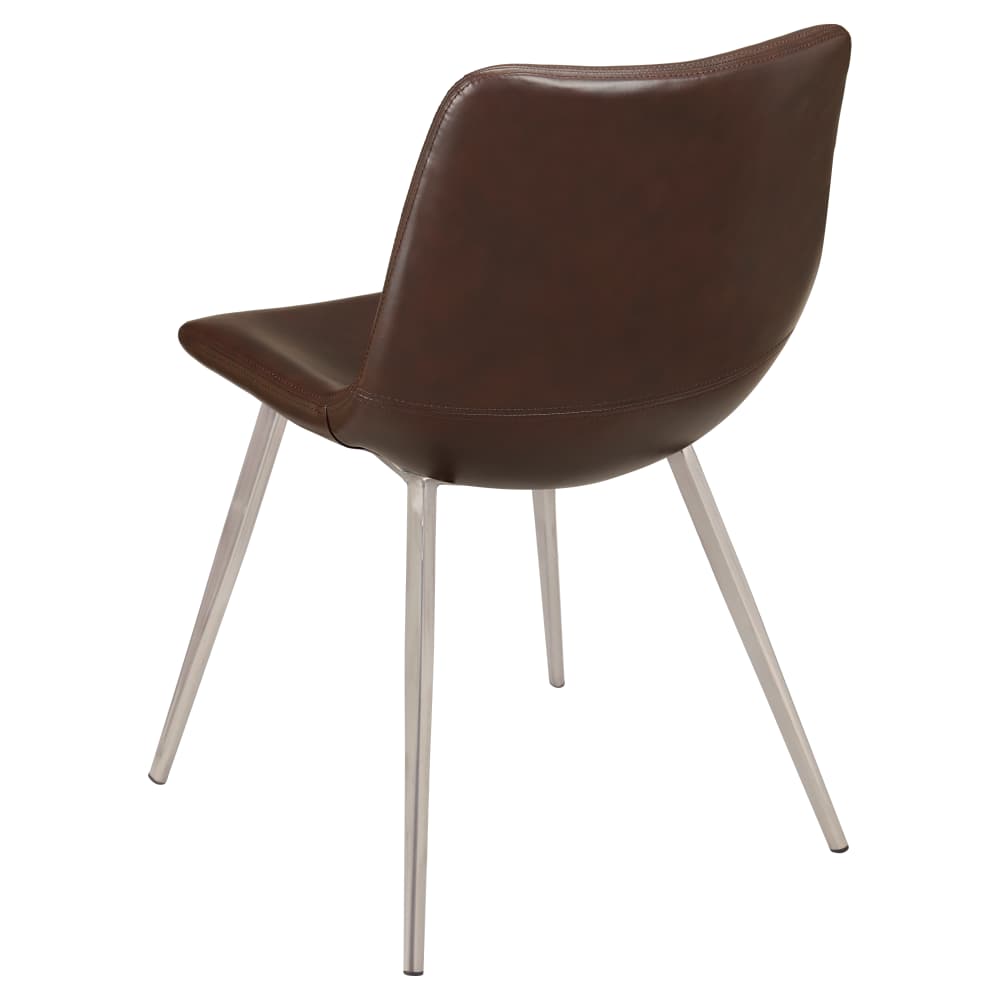 Dining chair selection, Luna metal with clear Coat finish