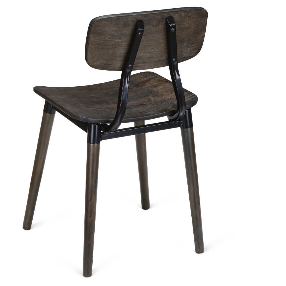 Dining chair selection, Slate black metal