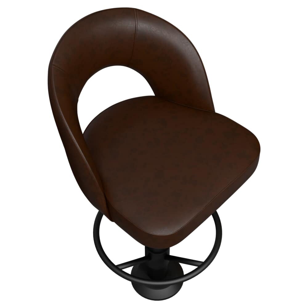 Yali Bucket Swivel Bolt-Down Bar Stool