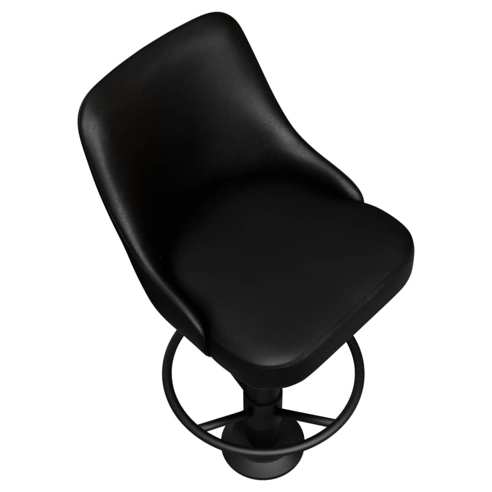 Mauro Bucket Swivel Bolt-Down Bar Stool