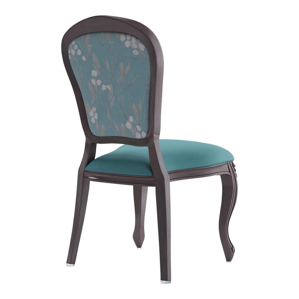Cecile Lounge Style Upholstered Aluminum Chair