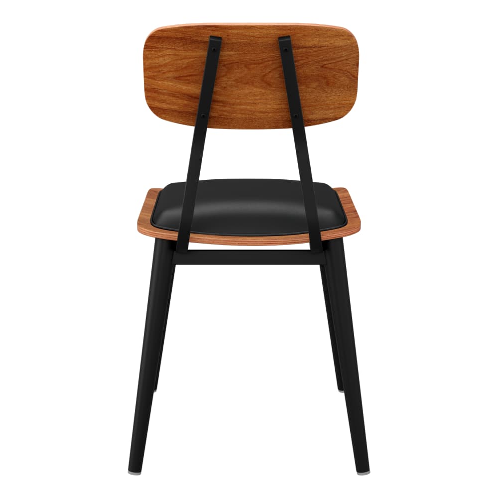 Dining chair selection, Basel metal with padded back