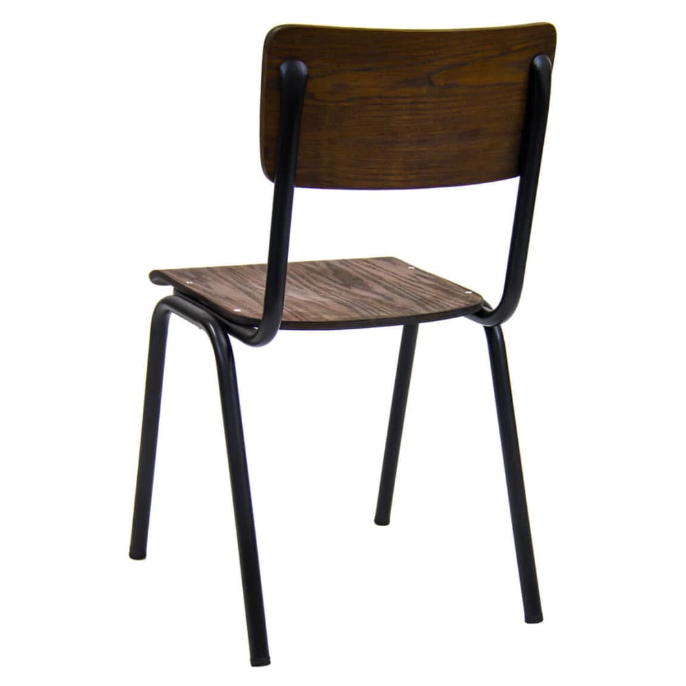 Dining chair selection, French industrial metal