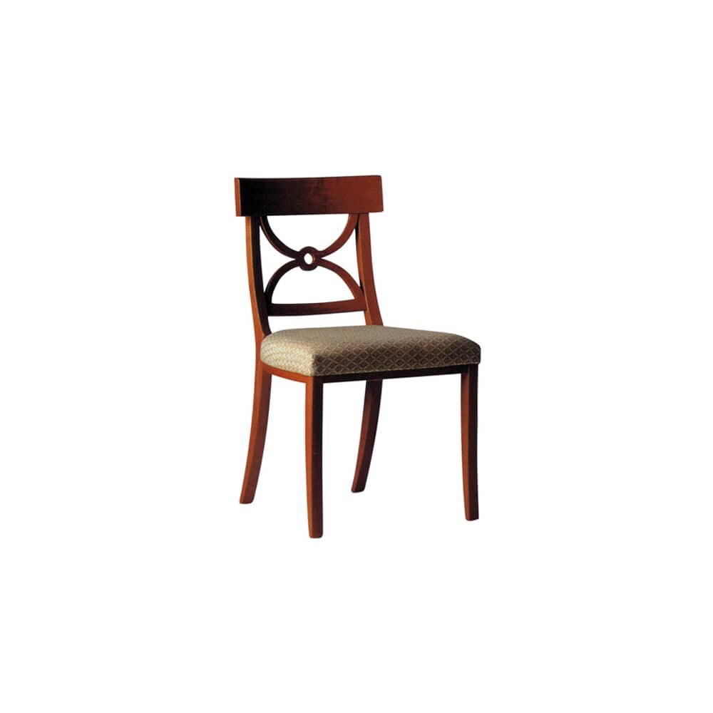 Hourglass Wood Side Chair