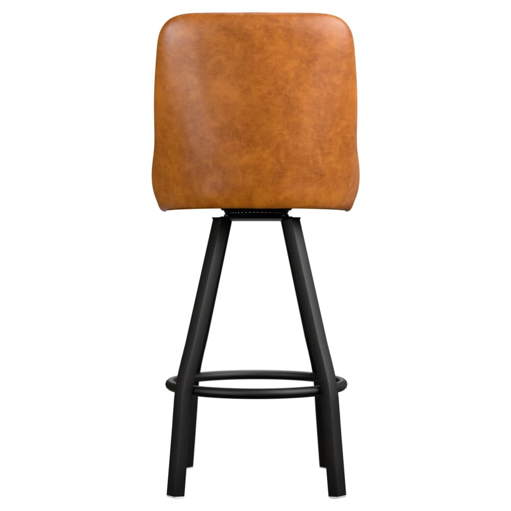Mauro Bucket Swivel Bar Stool