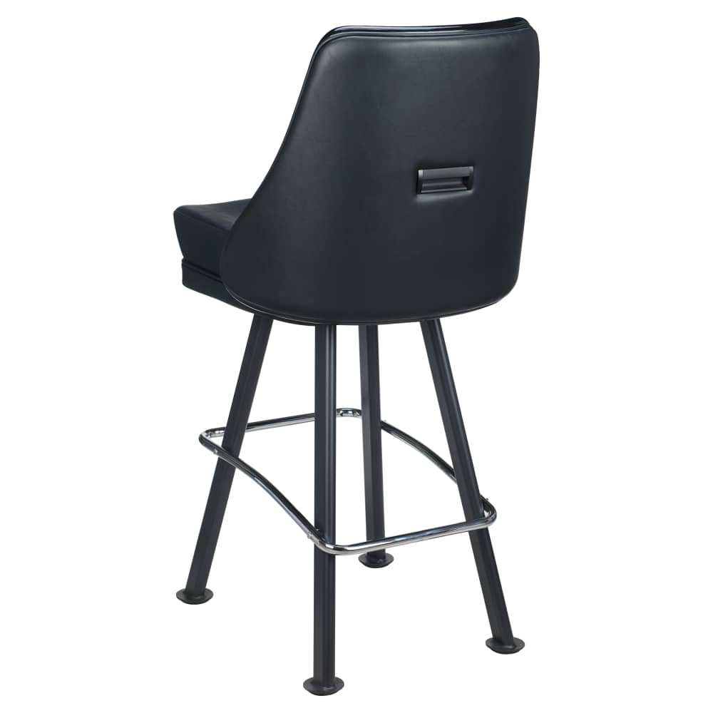 Regina Casino Bucket Bar Stool with Arched-Oval Frame