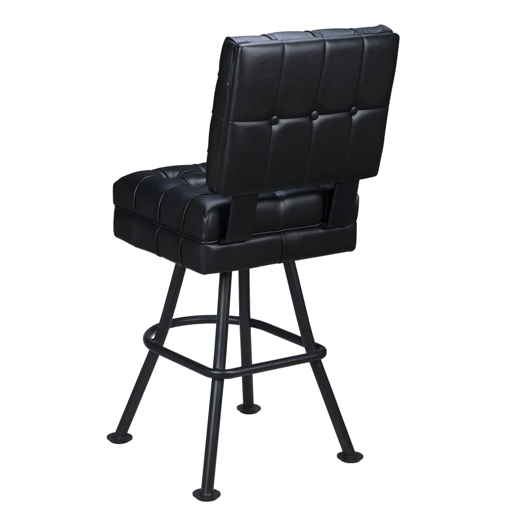 Trionfo Tufted Bucket Bar Stool with Orbit Frame