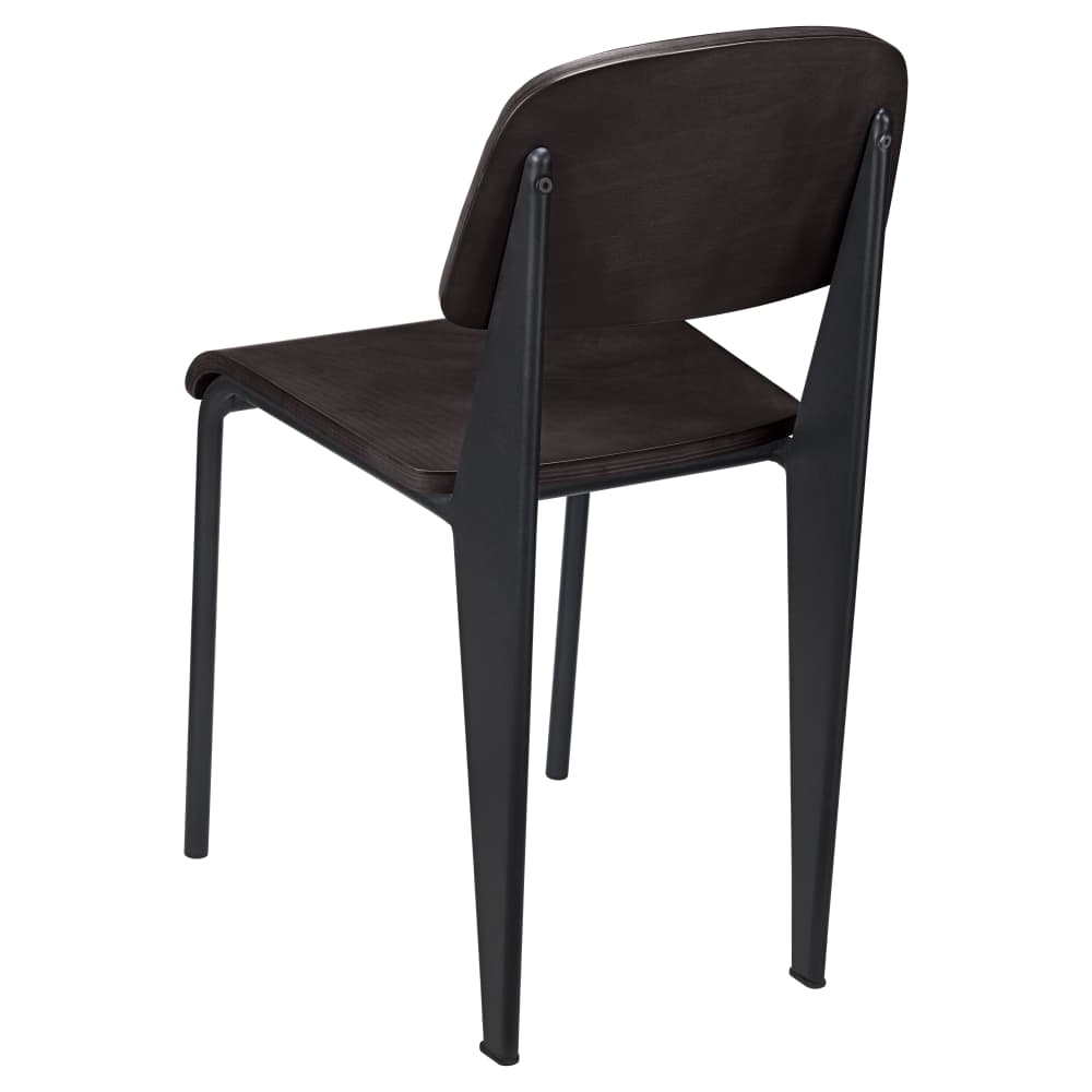 Dining chair selection, Nico metal with wood back