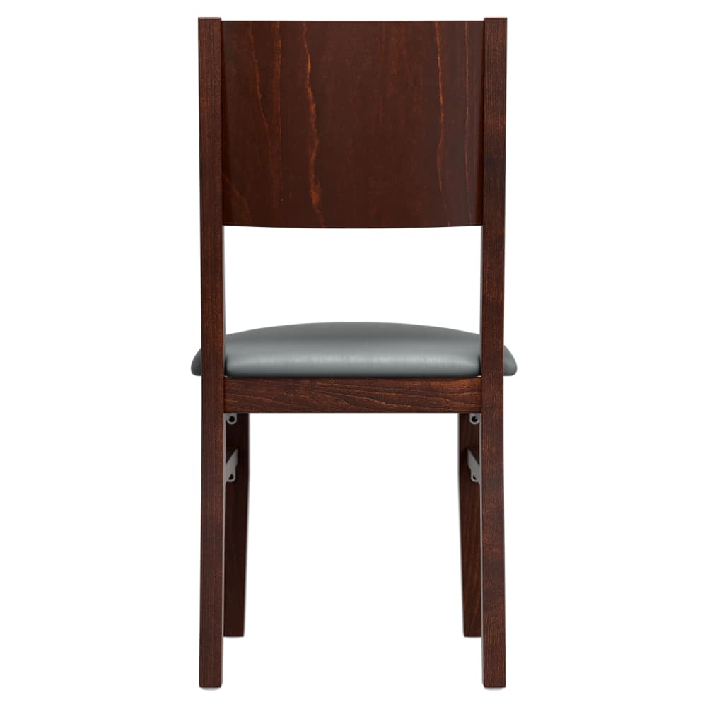 Dining chair selection, Stella wood with padded back