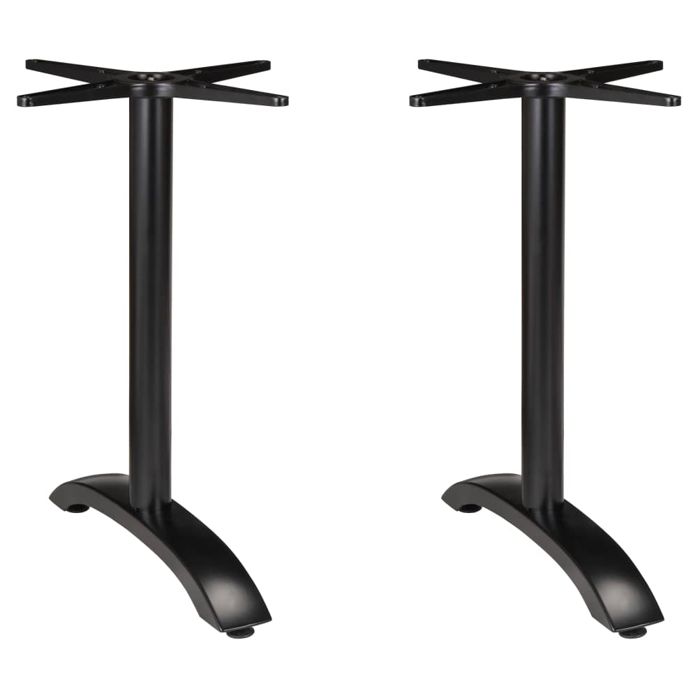 Table base selection, Black aluminum (Standard height