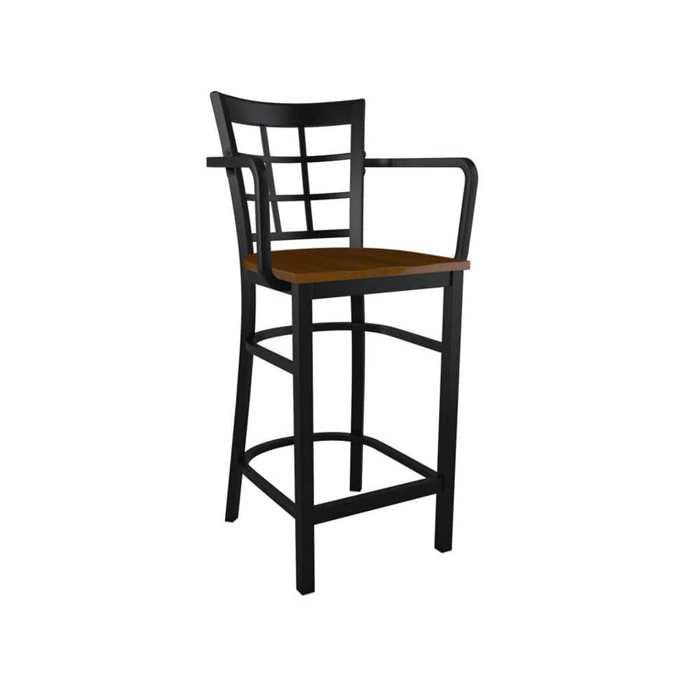 Bar stool selection, Window-back metal with arms