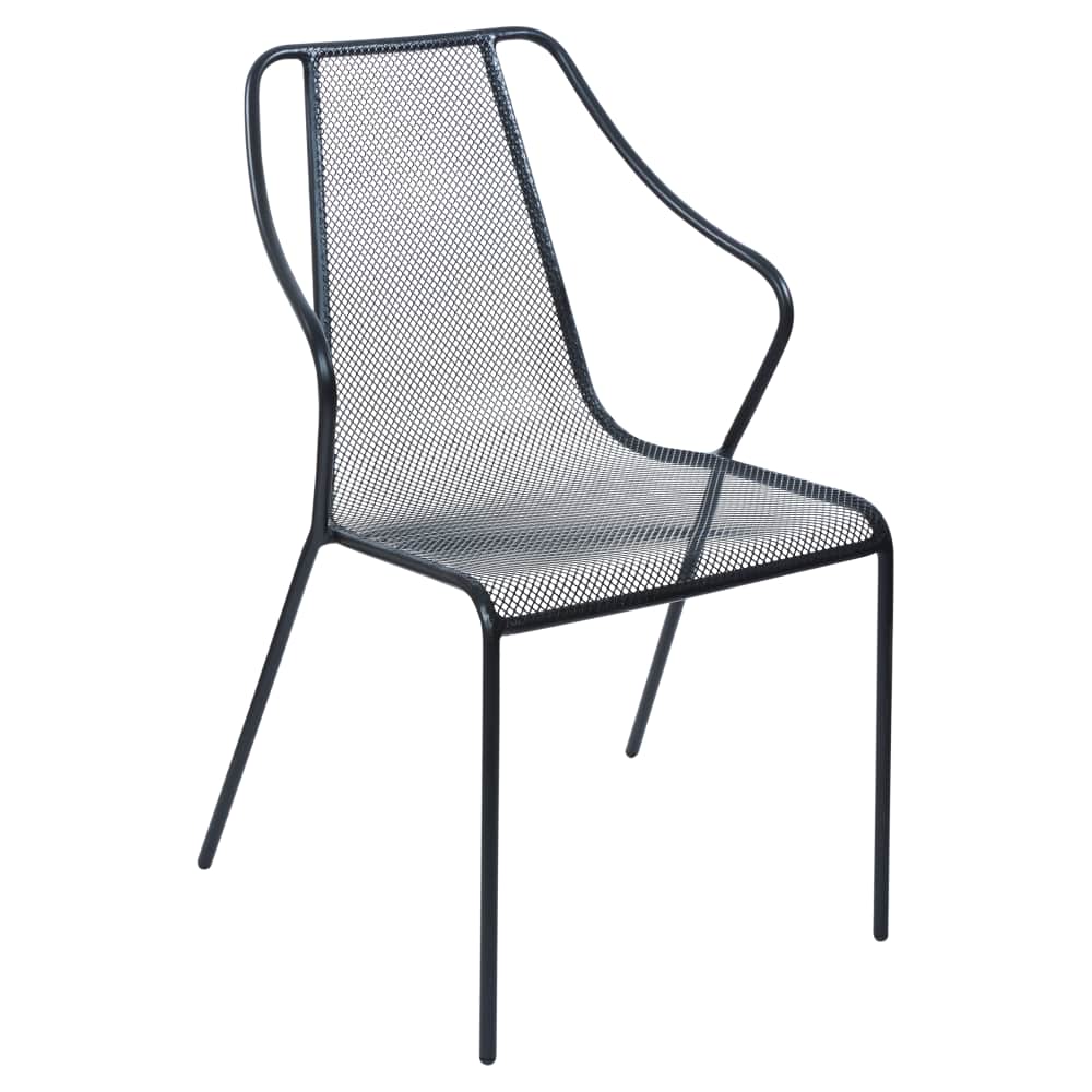 Armchair selection, Modern metal mesh patio