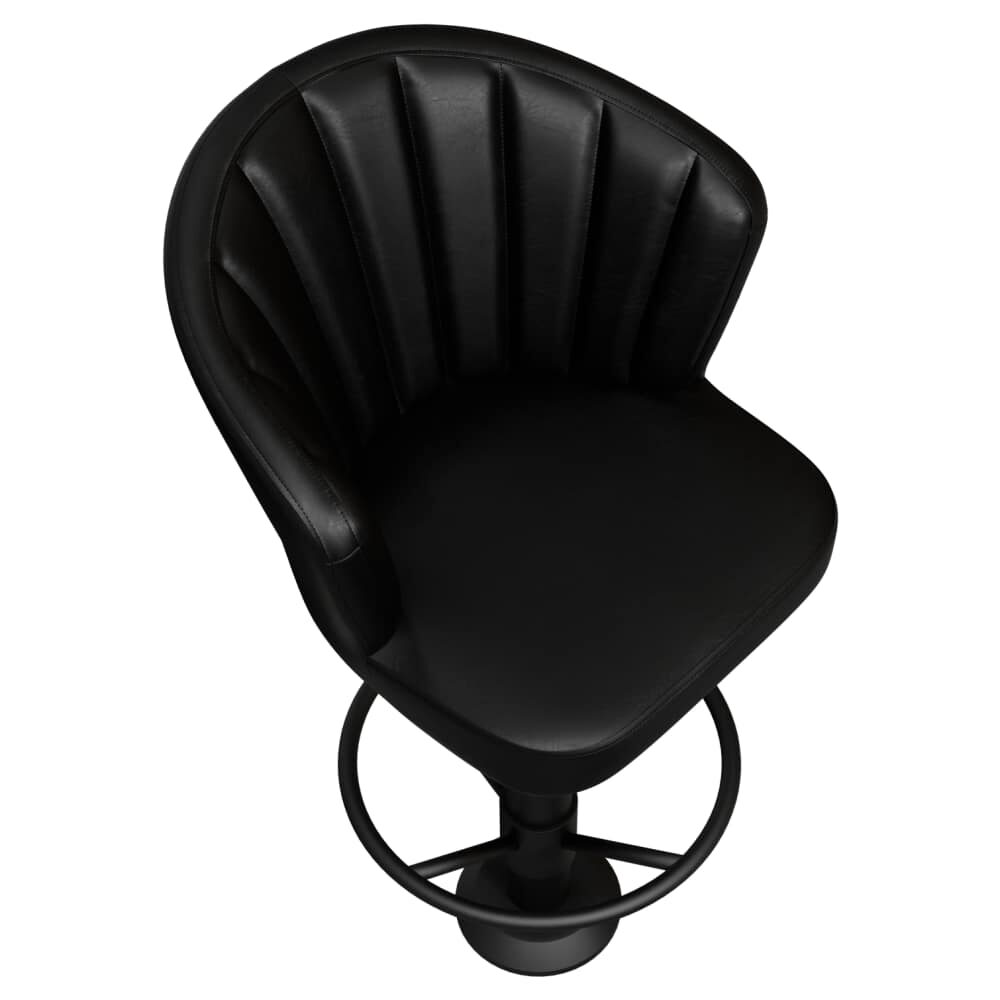Aria Bucket Swivel Bolt-Down Bar Stool