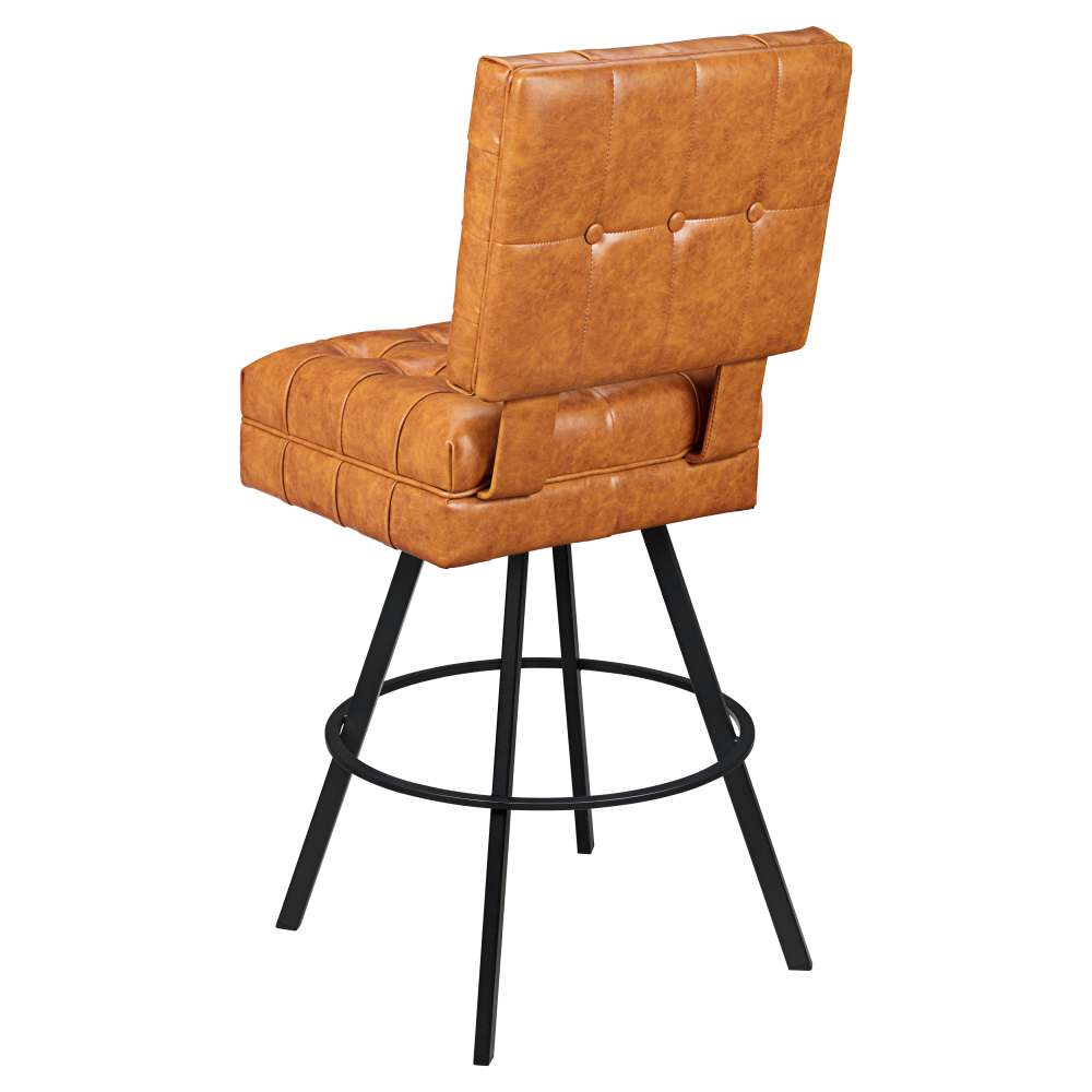 Bar stool selection, Trionfo tufted Bucket with Circular frame