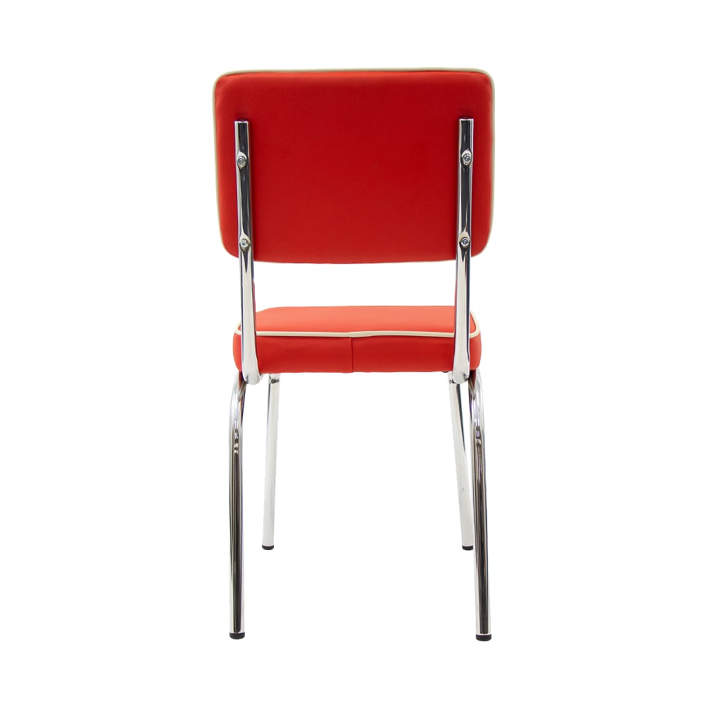 Dining chair selection, Retro metal vinyl
