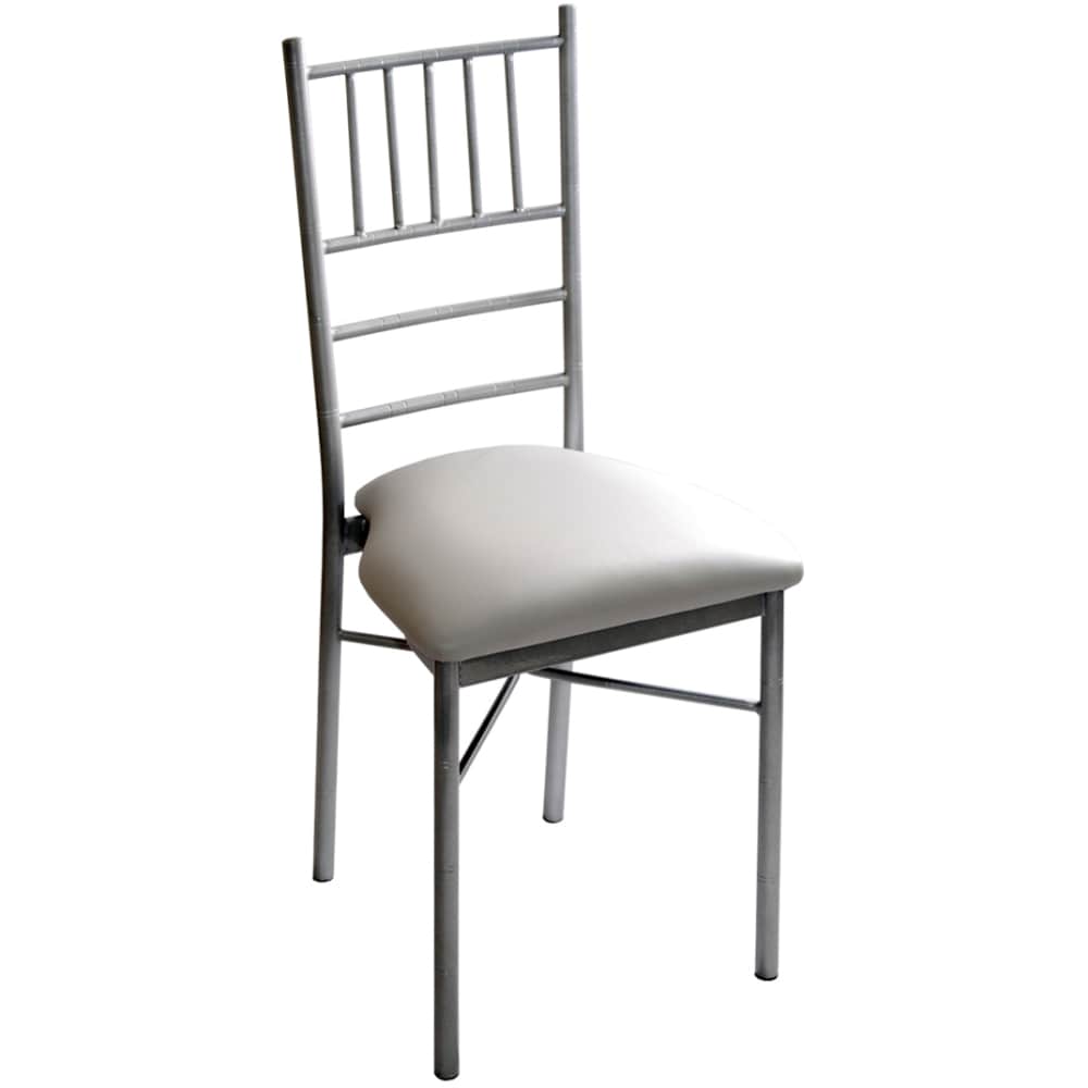 Dining chair selection, White metal Chiavari Ballroom
