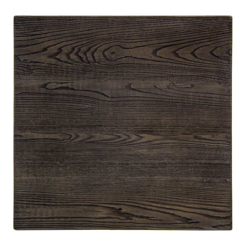 Tabletop selection, Outdoor resin in dark walnut finish