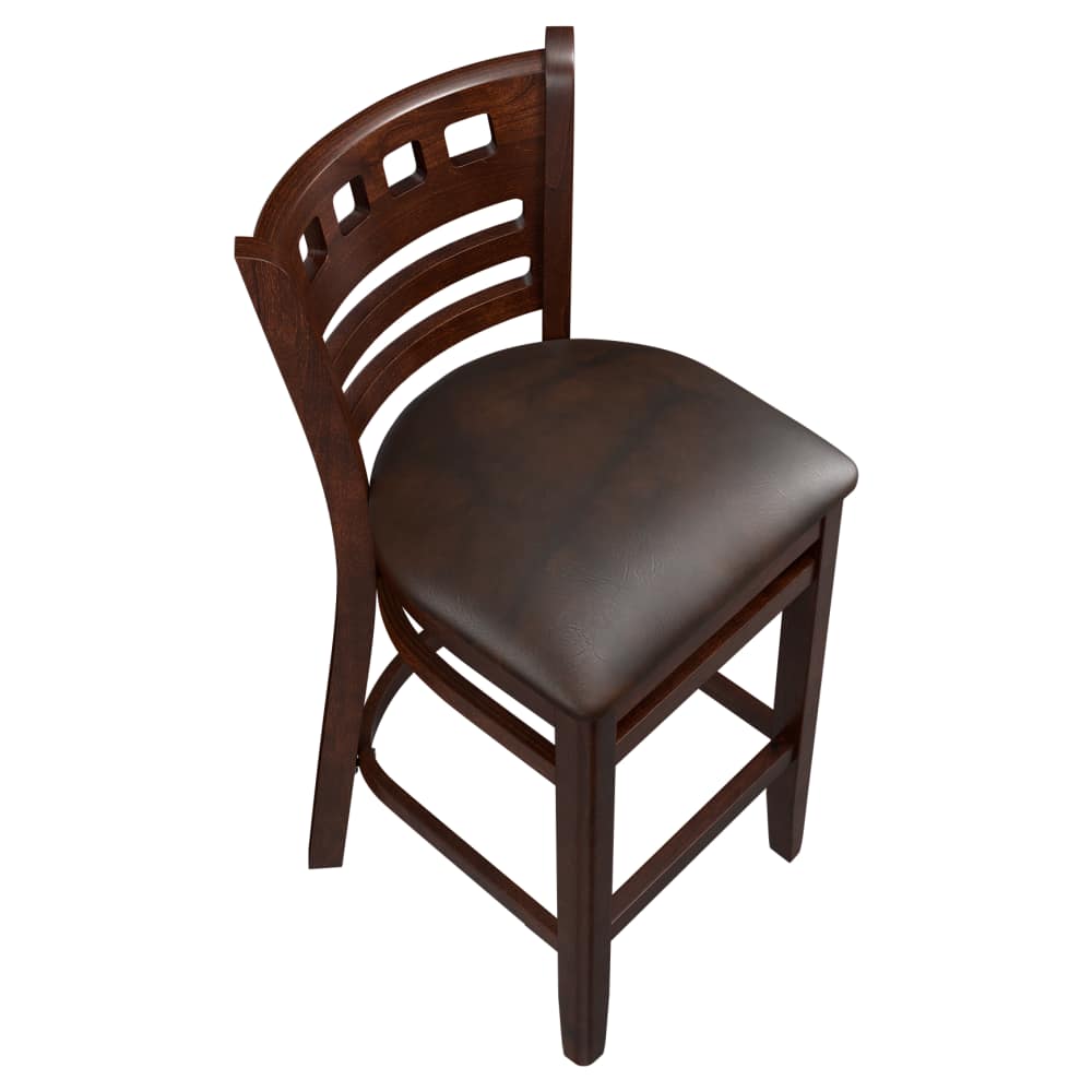 Bar stool selection, American back wood