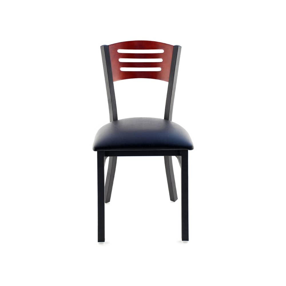 Dining chair selection, 3 Slats back metal