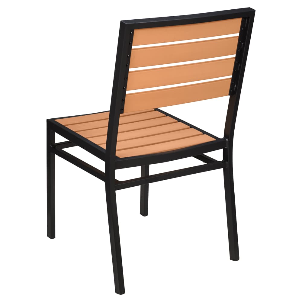 Dining chair selection, Black faux teak patio