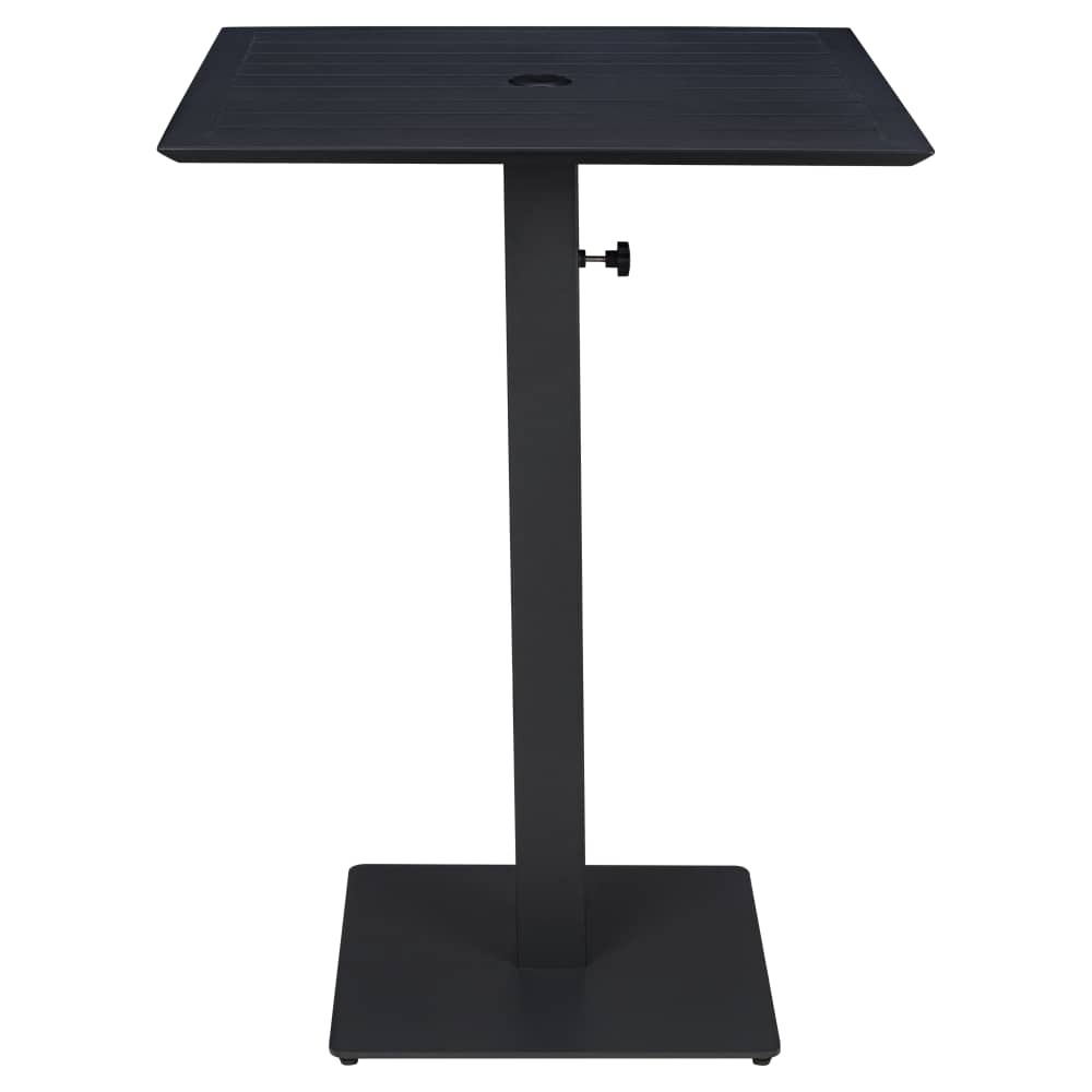 Table base selection, Carlo outdoor umbrella in black (bar-height