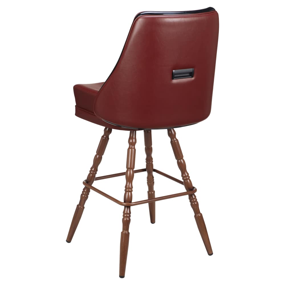 Regina Casino Bucket Bar Stool with Vintage Frame