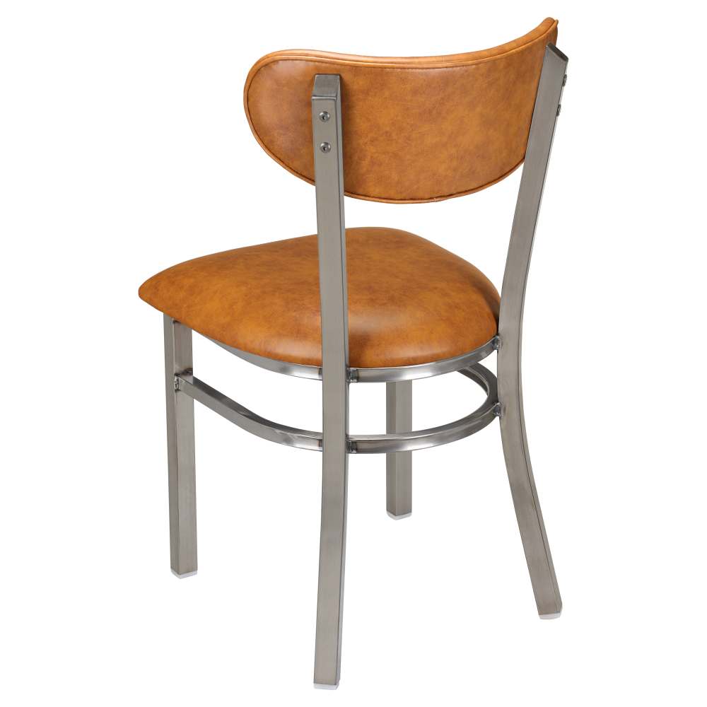 Dining chair selection, Curvy metal in clear Coat