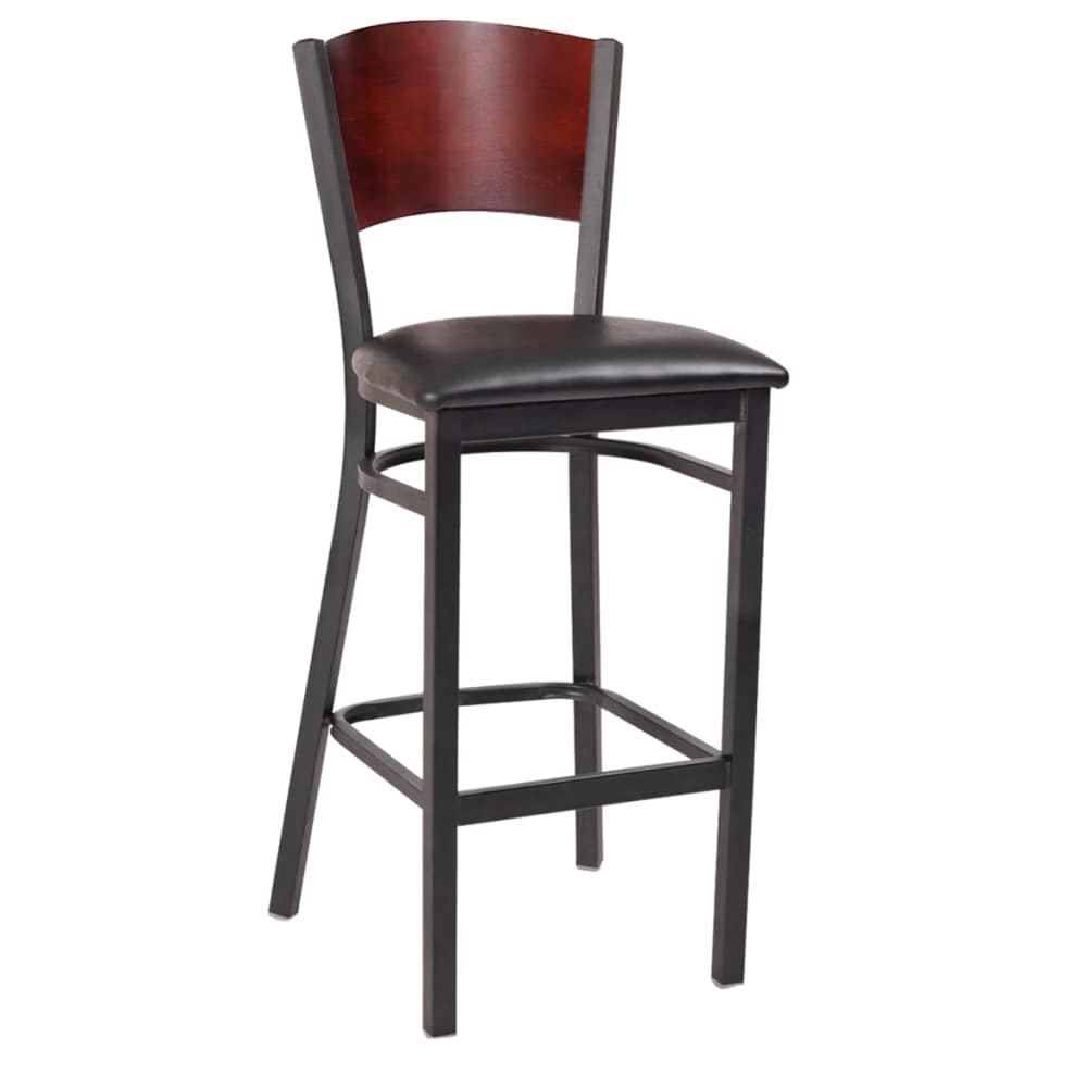 Bar stool selection, Interchangeable back metal with solid-back