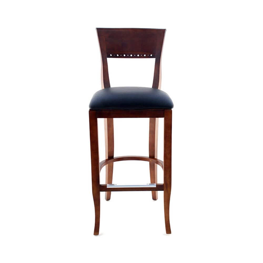 Biedermeier Wood Bar Stool