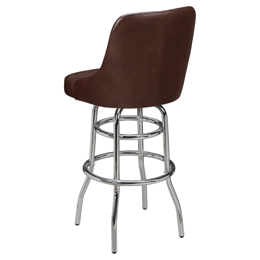 Bar stool selection, Mauro Bucket swivel with chrome frame