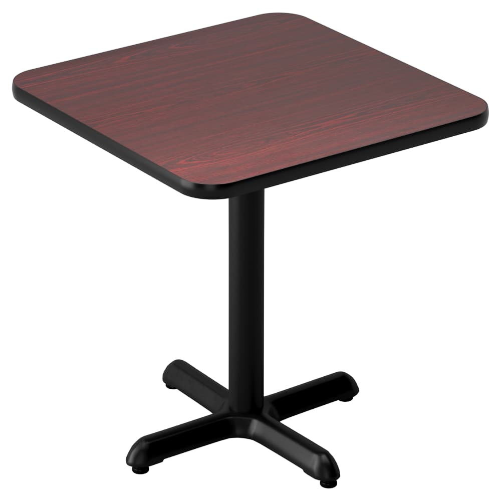 Laminate Reversible Table in Black and Mahogany