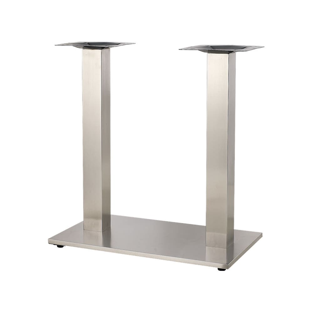 Table base selection, Square stainless steel (Standard height