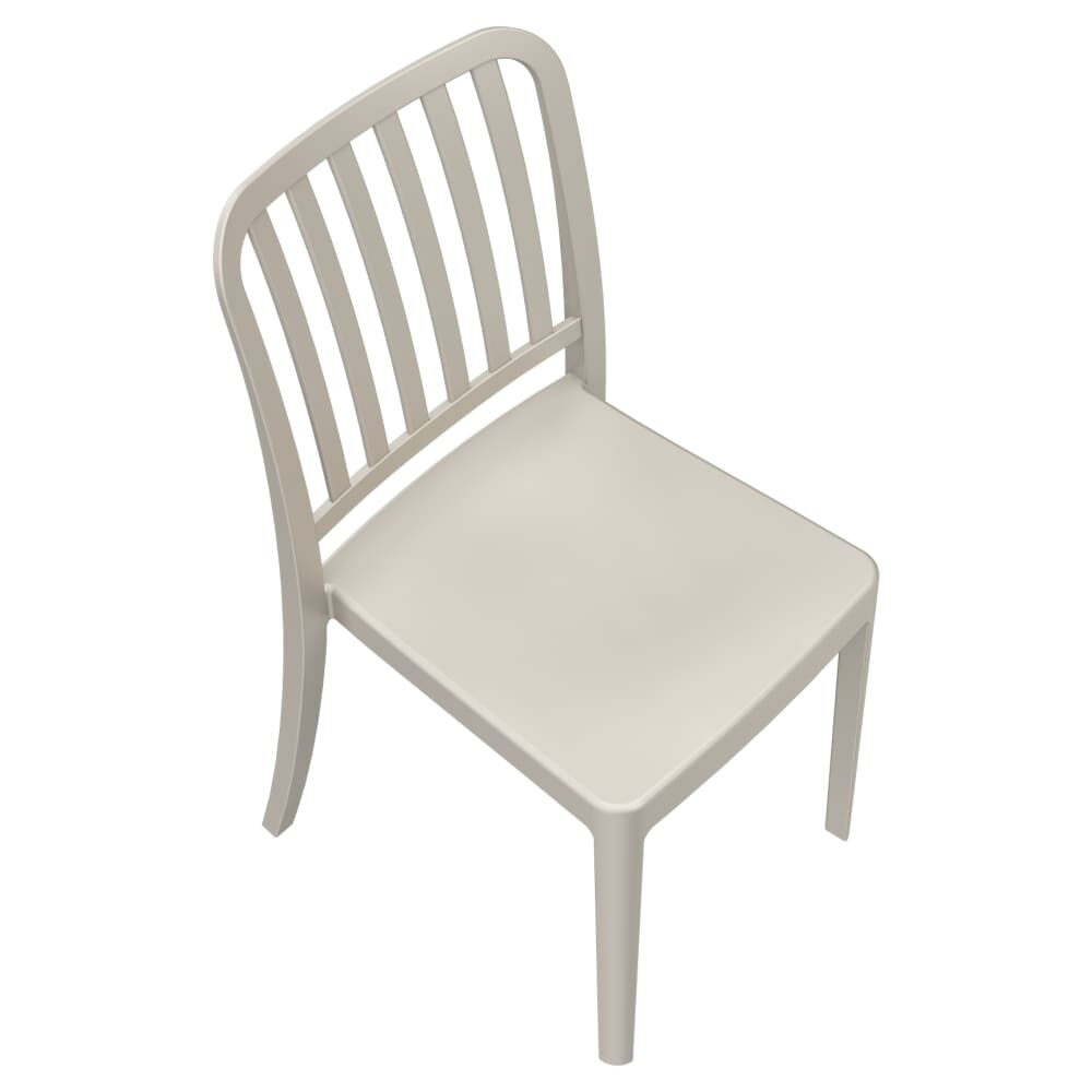 Miles Slat-Back Outdoor Resin Chair