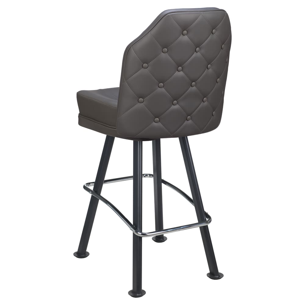 Giada Casino Bucket Bar Stool with Arched-Oval Frame