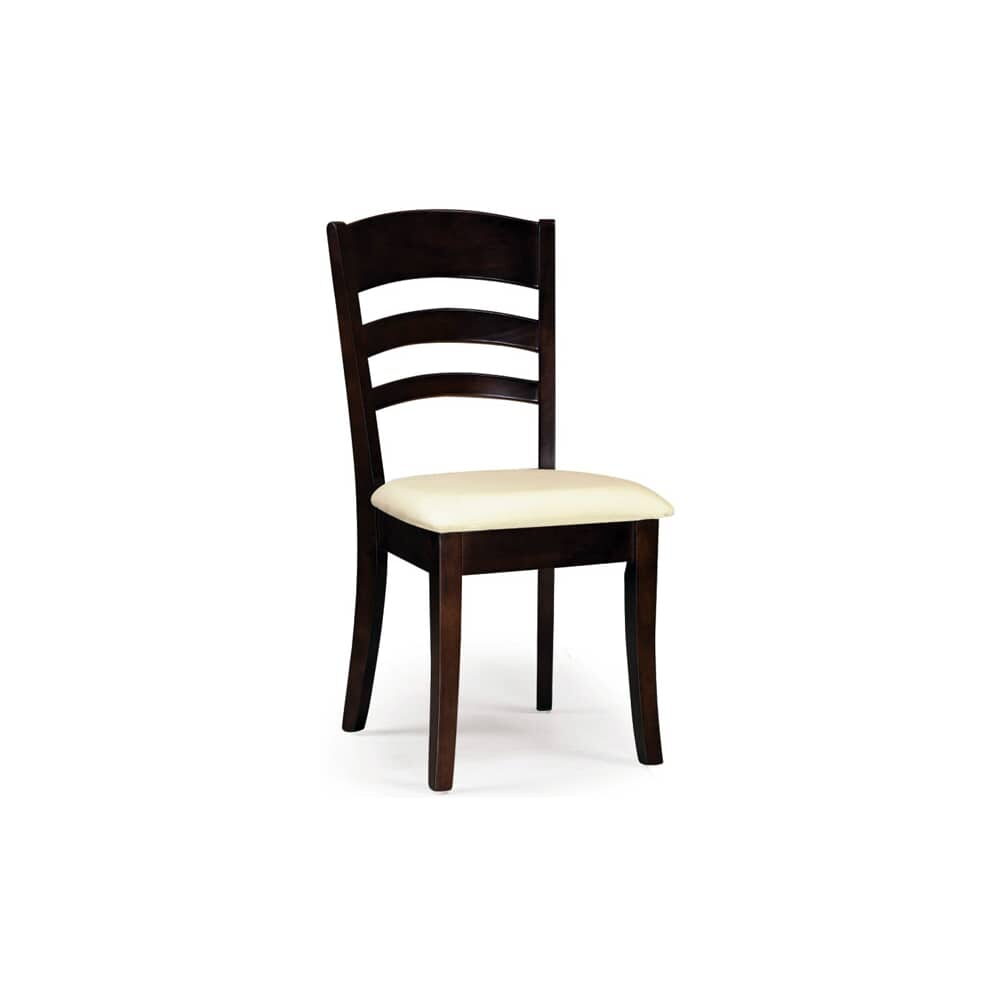 Crescendo Arched Ladder-Back Wood Chair