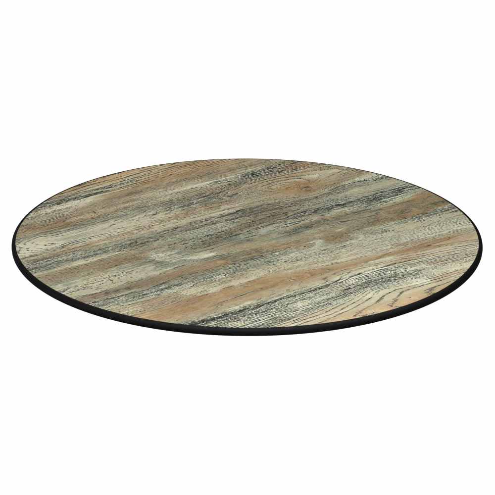 Tabletop selection, Reclaimed walnut outdoor resin with Phenolic edge