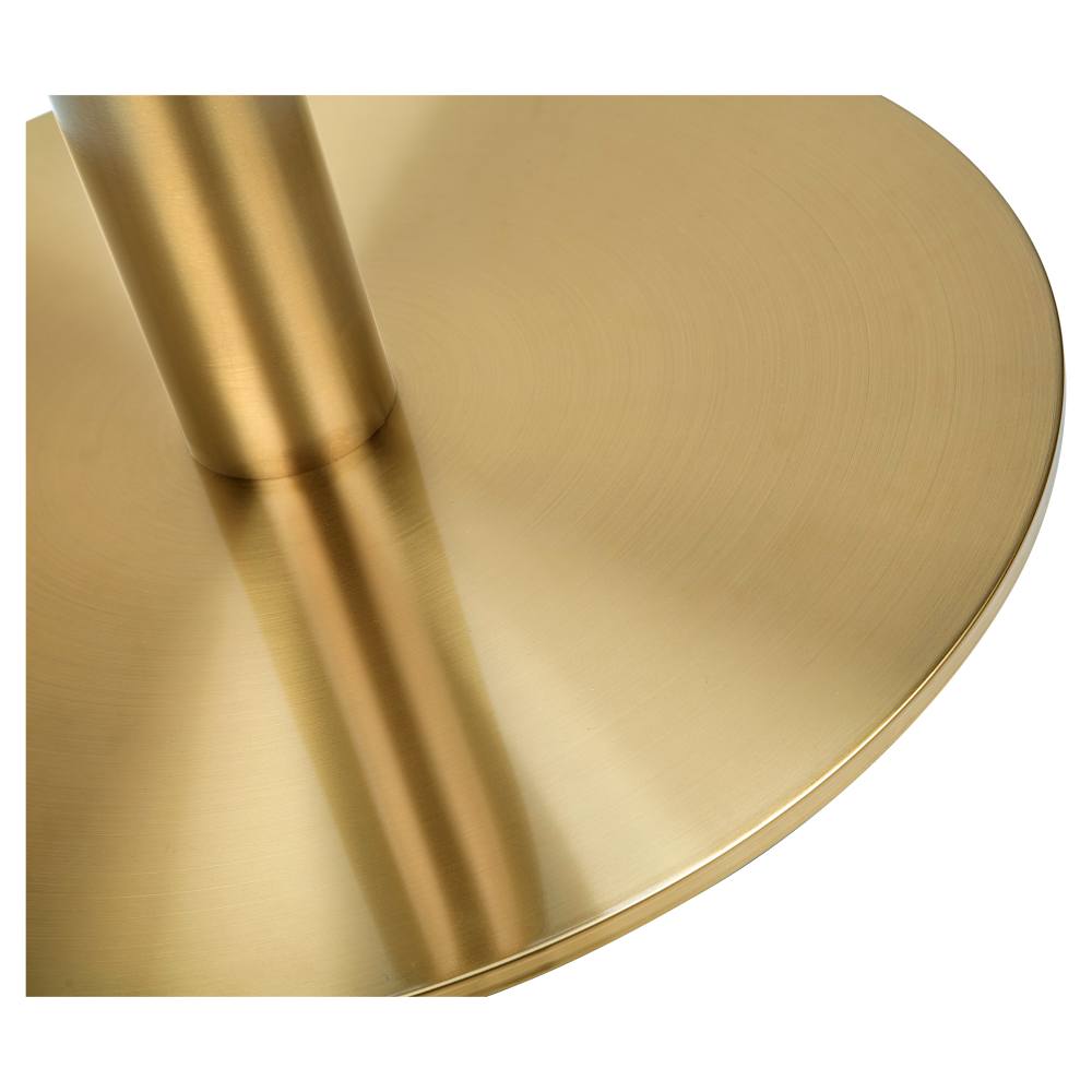 Gold Round Table Base, Standard Height