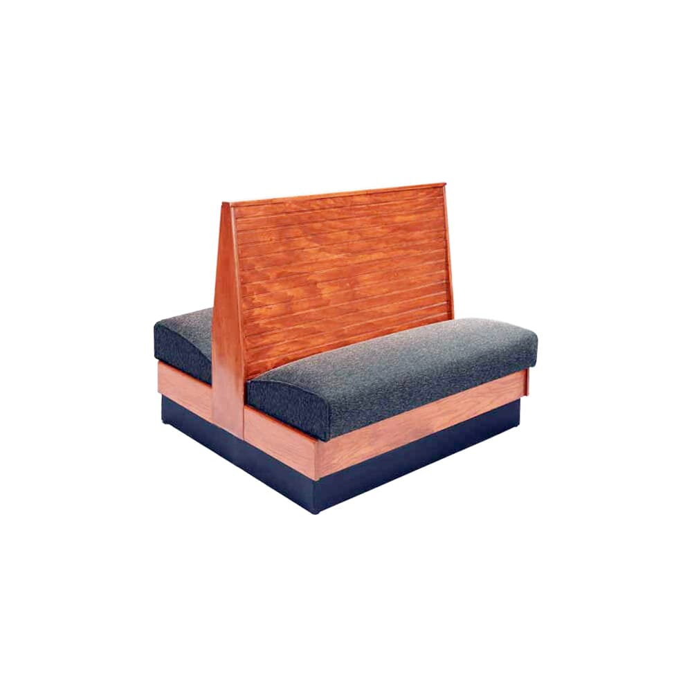 Wood Booth with Bead Board Back
