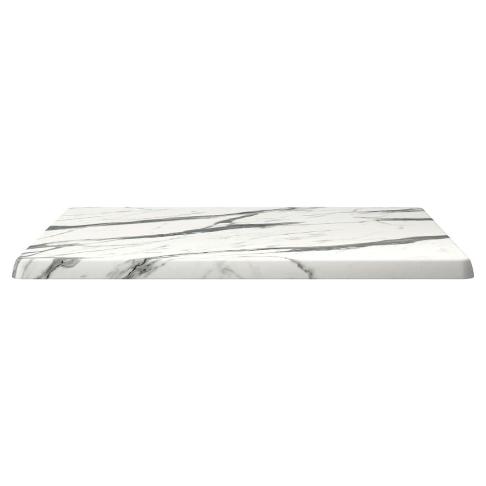 Resin Table Top in Light Marble Finish