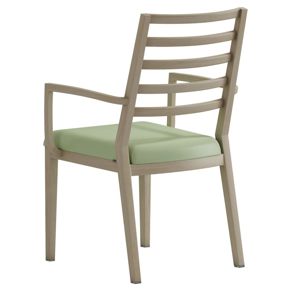 Ladder-Back Ernest Aluminum Armchair