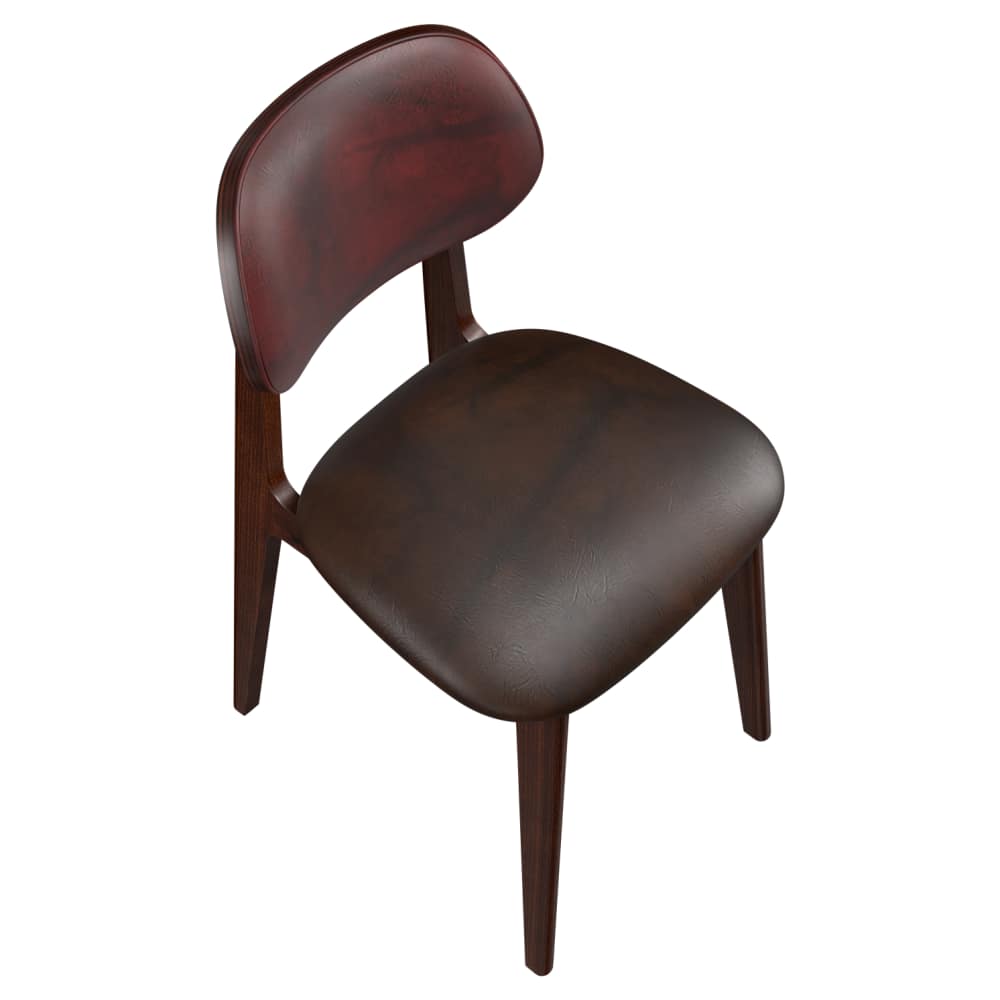 Dining chair selection, Gisselle wood with padded back