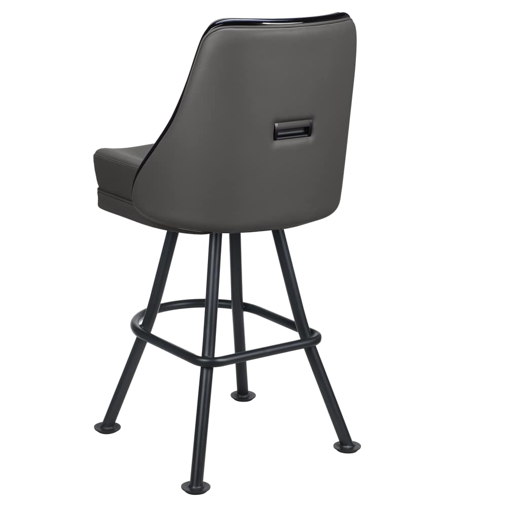 Regina Casino Bucket Bar Stool with Orbit Frame