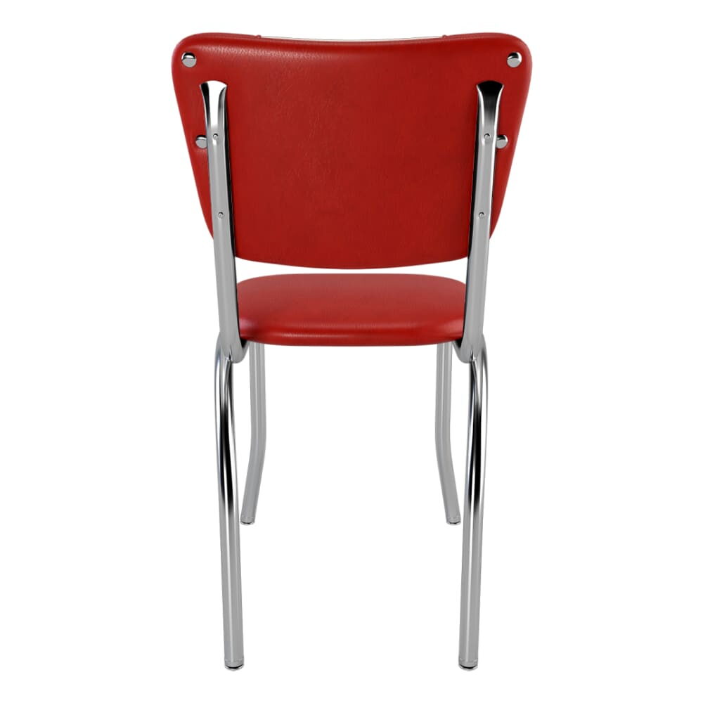 V-Shape Metal Diner Chair